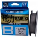 59WPLA58R10 Braided line Shimano Kairiki PE VT Steel Gray