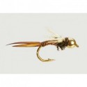 BH15 14 Fishing fly Turall Bead Gold-Heads COPPER JOHN