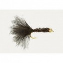 BH32 12 Fishing fly Turall Bead Gold-Heads DAMSEL BLACK