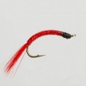 NY45 10 Fishing fly Turrall BLOODWORM GLASS