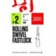 Вертлюжок - застежка LJ PRO Rolling Swivel Fastlock