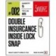 Fastlock snap Lucky John BBS Double Insurance Inside Lock Snap
