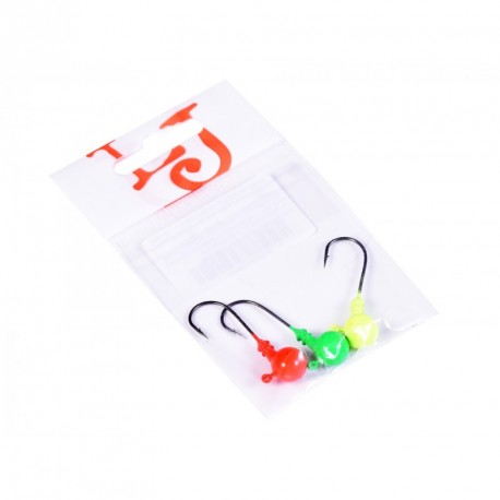 Jig pead Lucky John BALL MIX1 RGY