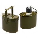 211704 Cookware set army pot and flask 