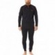 Breathable thermal underwear NORFIN WINTER LINE, set with zipper, elastic waistband