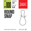 LJP5113-002 Fastlock snap Lucky John Round Snap