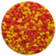 Fluo multi coloured bread particles Boland