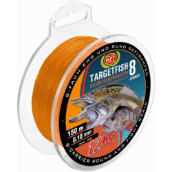 Шнур WFT Targetfish 8 Predator orange 150m