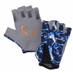 Gloves Savage Gear Marine Half Glove Sea Blue