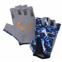 76481 Gloves Savage Gear Marine Half Glove Sea Blue