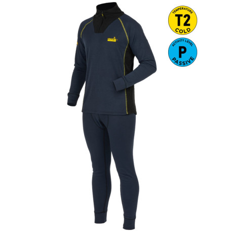 Breathable thermal underwear NORFIN SCANDIC COMFORT, set, double-layer material, zipper