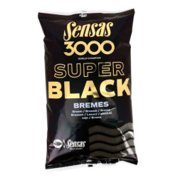 Прикормка Sensas 3000 SUPER BLACK BREAM 1KG