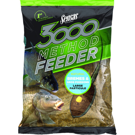 Peibutussööt Sensas 3000 METHOD BREAM & BIG FISH 1KG