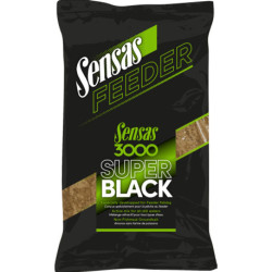 Прикормка Sensas FEEDER 3000 SUPER BLACK 1KG