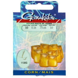 Крючки с поводком Gamakatsu Corn 1130G