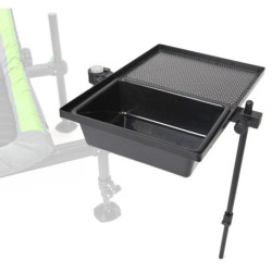 Fishing table with container Feeder Concept, with chair mount