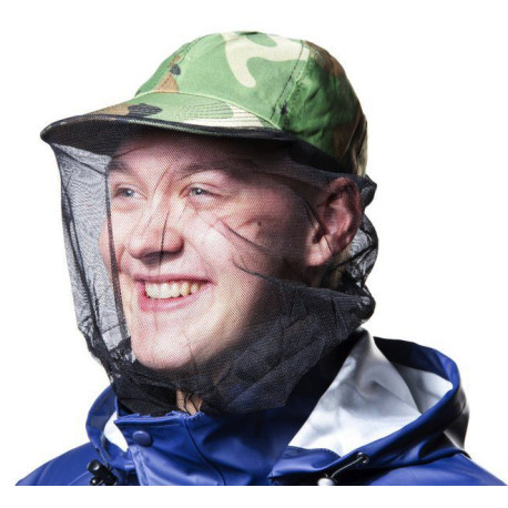 Army cap with anti-mosquito net Atom