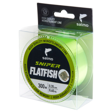 Леска Sniper Flatfish Fluo Yellow 300м