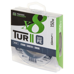 Braided line Feeder Concept Tur II X8 BRAID Dark Grey 150