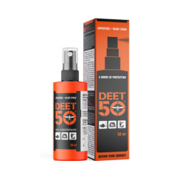ADVENTURE READY SPRAY DEET 50%, Mosquito and tick repellent